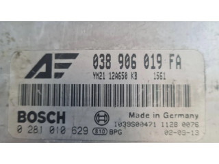 Блок управления двигателя 038906019FA, 0281010629   Ford Galaxy