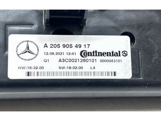 Блок управления климат-контролем A2059054917, 0000043161   Mercedes-Benz EQC