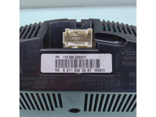 Панель приборов A2115403547, 11008028317   Mercedes-Benz E W211       