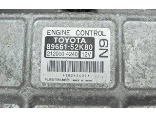 Řídící jednotka 89661-52K80, 2024240E   Toyota Urban Cruiser (XP110) 2010