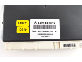 Pojistková skříňka Блок управления подвески A2229009316, A2C7594200300   Mercedes-Benz S W222 2018