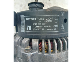 Генератор 2706003040, 0123325003   Toyota Carina T190      
