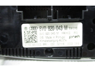 Блок управления климат-контролем 8V0820043M   Audi A3 S3 A3 Sportback 8P