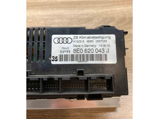 Блок управления климат-контролем 8E0820043J   Audi A4 S4 B6 8E 8H