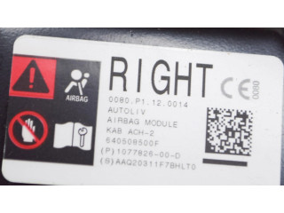 Подушка безопасности для колен 107782600D, 108335000E   Tesla Model Y