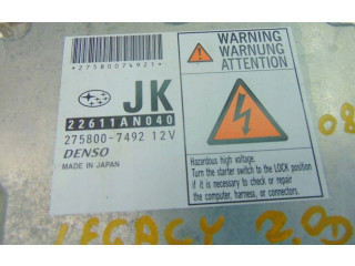 Řídící jednotka 2758007492   Subaru Legacy 2008