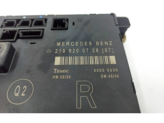 Блок управления коробкой передач 2198200726, 2931973416   Mercedes-Benz CLS C219
