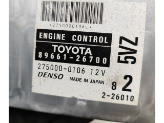 Řídící jednotka 8966126700, 2750000106   Toyota Hiace (H50, H60, H70) 2001