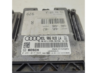 Блок управления двигателя 03L906018LA, 0281017645   Audi A6 S6 C7 4G