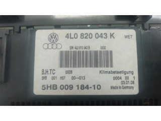 Блок управления климат-контролем 4L0820043M, 4L0820043K   Audi Q7 4M