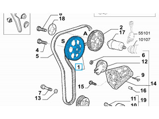 Шкив распределительного вала / ванус 60656571   Alfa Romeo 156 2.0     