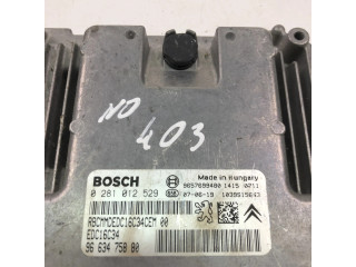 Řídící jednotka 9663475880, 0281012529   Peugeot 207 CC 2008