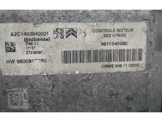 Řídící jednotka 9811545080, A2C1403940001   Peugeot 2008 I 2017