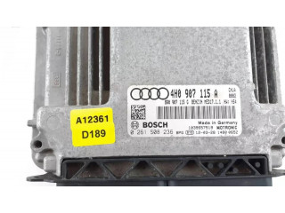 Блок управления двигателя 4H0907115A, 8R0907115G   Audi A8 S8 D4 4H