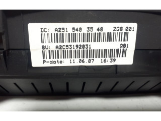 Přístrojová deska  Mercedes-Benz R W251 2009 A2515403548, A2C53192031  