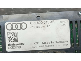 Блок управления климат-контролем 8T1820043AB, A2C53307434   Audi A5 Sportback 8TA