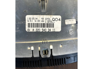 Панель приборов A2205403411, 031098055   Mercedes-Benz CL C215       