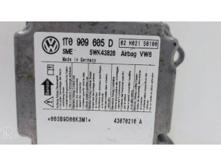 Блок управления двигателем Блок управления 1T0909605D, 5WK43828   Volkswagen Cross Touran I