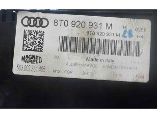Спидометр (приборный щиток) 8T0920931M, 8T0920931M   Audi A5 Sportback 8TA 2011