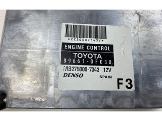 Řídící jednotka 89661-0F030, MB275000-7343   Toyota Corolla Verso AR10 2005