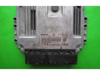 Řídící jednotka 55205406, 0281012150   Fiat Croma 2007