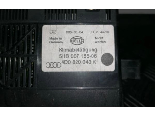 Блок управления климат-контролем 5HB007155-06, 4D0820043K   Audi A8 S8 D2 4D