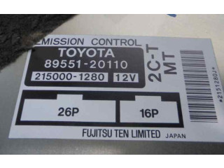 Řídící jednotka 8955120110, 2150001280   Toyota Carina T210 1997