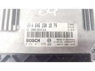 Řídící jednotka a6461501879, 0281011876   Mercedes-Benz E W211 2004
