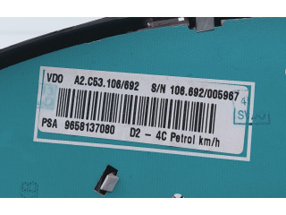 Přístrojová deska  Peugeot 407 2006 89661232, 9658137080  