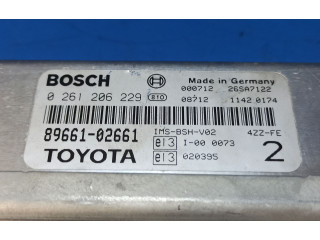Řídící jednotka 8966102661, 0261206229   Toyota Corolla E120 E130 2001