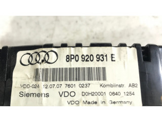 Přístrojová deska  Audi A3 S3 8P 2005 8P0920931E, 81071521  