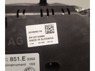 Přístrojová deska  Skoda Octavia Mk3 (5E) 2014 5E0920851E, 2508990  