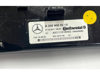 Блок управления климат-контролем A2059059213, A2059059213   Mercedes-Benz C W205