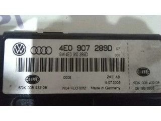 Блок комфорта 4E0907289D, 4E0910289D   Audi A8 S8 D3 4E   