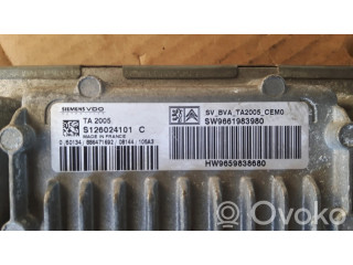 Блок управления двигателя S126024101C   Citroen C4 I