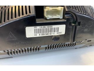 Панель приборов A2095404211, 110080140020   Mercedes-Benz CLK A209 C209       