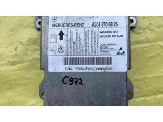 Блок подушек безопасности A2048706826   Mercedes-Benz C W204