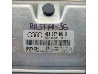 Блок управления двигателя 4B1907401D, 0281010494   Audi A6 S6 C5 4B