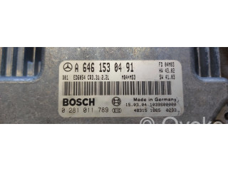 Řídící jednotka A6461530491, 0281011789   Mercedes-Benz Vito Viano W639 2005