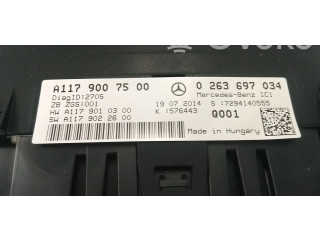 Панель приборов A1179007500, 0263697034   Mercedes-Benz CLA C117 X117 W117       