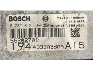 Řídící jednotka 0281012149, 0281012149   Fiat Croma 2008