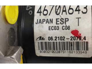 Jednotka ABS 4670A643, 06210220794   Mitsubishi ASX 2012