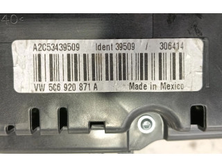 Přístrojová deska  Volkswagen Jetta VI 2011 A2C53439509, 5C6920871A  