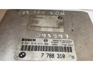 Řídící jednotka 7788310, 0281010314   BMW 5 E39 2002