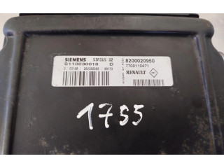 Блок управления двигателем ECU    8200020950   Renault Megane II