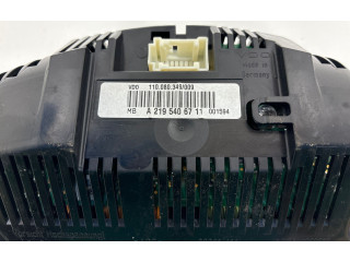 Панель приборов A2195406711, 110080349009   Mercedes-Benz CLS AMG C219       