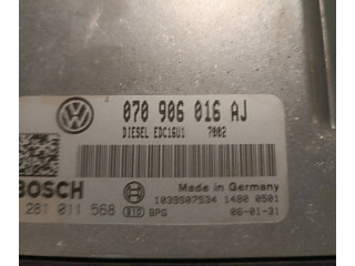 Řídící jednotka 070906016AJ, 0281011568   Volkswagen Transporter - Caravelle T5 2007
