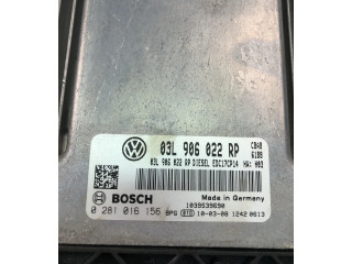 Блок управления двигателем Блок управления 03L906022RP, 0281016156   Volkswagen Tiguan