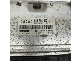 Блок управления двигателя 038906012C, 0281010122   Audi A3 S3 8L