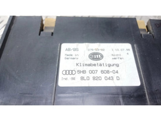 Блок управления климат-контролем 8L0820043D, 5HB007608   Audi A3 S3 8L